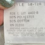 Byer California Vintage  Nautical Striped Crop Top With Button Detail Large Cotto Photo 4