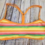 l*space L* Pamela Bikini Top in Under the Sun Size XS NWT Racerback Striped Photo 2