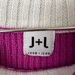 John + Jenn  by Line (Revolve brand) Mylo Rib Crewneck Sweater in Pink Cadillac Photo 6