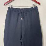 Maje  Black thick fleece lined jogger sweatpants sz 40 US L Photo 6