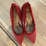 Sam Edelman Halan Red Satin Heels 7 Photo 1