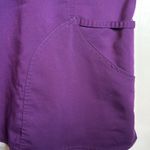Scrubstar  Purple V-Neck Pocket Scrub Top Medical Hospital Nurse Doctor Size 2XL Photo 3