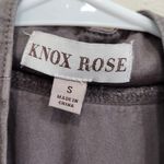 Knox Rose Boho Western Lace Up Tie Back Open Front Lightweight Jacket Size Small Photo 5