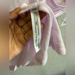 Free People  Ribbed Lavender Tank Top Women’s Size S Photo 2