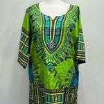 Funky People Bohemian Short Sleeve Tribal Dashiki Shirt Size XL Photo 3