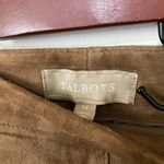 Talbots Women’s Brown Goat Suede Leggings Size 12 Photo 4