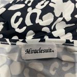 MiracleSuit  One Size Cover Up Swimwear Black White Photo 4