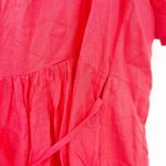 ELF Bali Made By Hand Carmen‎ Red Ruffle Wrap Vacation Party Maxi Dress Size S Photo 7