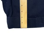 Lauren Ralph Lauren Navy Shorts Women Size 6 Cuffed Gold Buttons Sailor Nautical Blue Photo 5