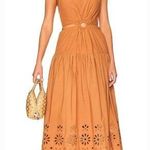 Karina Grimaldi Felicia Embellished Dress in Biscuit XS Photo 0