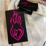 Torrid Butterfly Crepe Strapless Dress Photo 7