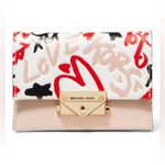 Michael Kors Optic White Multi CECE Small PrintedWallet Photo 0