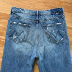 MOTHER Denim Awesome Mother High Waist Tunnel Vision Sneak Jeans in Take Me Higher - Sz 32 Photo 10