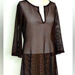Jordan Taylor Brown Mesh Swim Coverup Dress size Medium by  Photo 0