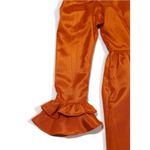 Batsheva NEW Prairie Victorian vampire womens Dress in Orange Moire Size 4 Photo 7