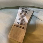 Vince  Mint Green Stripe Gauze Panel Skirt size Small Photo 5