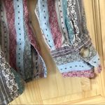 Dress Barn Vintage Calico Stripe Button Front Shirt Plus Size 1X Photo 6