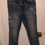 Loft Floral jeans women size 6 Photo 0