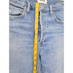 AGOLDE Nico High Rise Slim Fit Jeans Blue Women 24 Button Fly Denim Stretch USA Photo 8