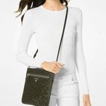 Michael Kors New! Women's Kelsey Large Crossbody Bag Leather Strap Dark Olive Photo 0