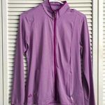 Adidas  Women’s ClimaLite golf Jacket Stretchy Slim Fitting Purple White Small Photo 0
