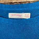 Faded Glory  Blue Knit Pullover Sweater w/ Elbow Pads Women's Size XXL Photo 1