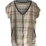 Lou & grey  ivory lime Cotton tunic‎ top mini dress Photo 0