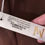 Meshki  Chocolate Kandice Split Hem Pants Size Small Photo 3