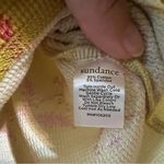 Sundance Sausalito 3/4 Sleeve Thermal Waffle Gold Yellow Pink Floral Size PL Photo 7