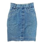 Unionbay Vintage Women’s Blue Pencil Denim Skirt RN60307 Junior Size 5 Photo 18