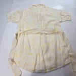Tularosa  Whitaker Button Front Dress in Faded Yellow Floral XXS Photo 10