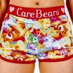 Iron fist NEW! Care Bears Lots A Rainbows Velvet Halter Tank Crop Top Size LARGE Photo 14