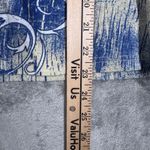 John‎ Maxwell Womens L Blue Yellow Farmhouse Graphic Cottagecore Rustic Novelty Size L Photo 11