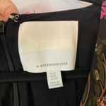 Anthropologie ett:twa Black Green Gold Floral Short Sleeve Jumpsuit Women size 4 Photo 2