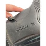 Ecco  black leather riding boots size 39 (8) womens boots Photo 8