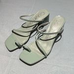 Calvin Klein Womens White Sandals Size 10M B43 Photo 4