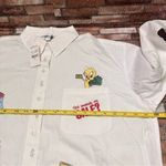 Warner Bros Men's White Cartoon Graphic Shirt size L Size L Photo 7
