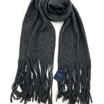 Lucky Brand NWT Solid Brushed Scarf Dark Gray One size Photo 6