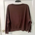 Romwe Brown Mushroom Collared Long Sleeve Sweatshirt Photo 1