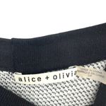 Alice + Olivia Kimbra Skirt Check Plaid Knit Sweater Drop Waist Black Size Small Photo 9