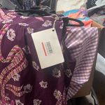 Anna Sui NWT  Y2K Purple Asymmetrical Silk Dress Photo 3