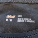 Aerie NWOT Black bikini bottom with Plastic circle M Photo 2