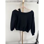 Oak + Fort black Sweatshirt Long Sleeve Size Small 60% Cotton Photo 7