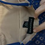 Stylestalker Blue Lani mini dress. Blue lace tan lined deep V spaghetti strap Photo 11