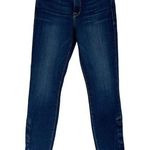 frame denim FRAME SZ 27 Jeans Le Skinny de Jeanne Mid-Rise Stretch 5-Pocket Snap Hems Martha Photo 0