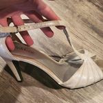 Kelly & Katie Silverish white 3 inch heels by  fair used condition size 9… Photo 0