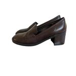 Liz Claiborne 90'S VTG. BROWN CHUNKY LOAFERS SLIP ON SZ. 7 LIKE NEW Photo 5