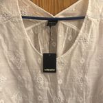 Wallpapher  lace white blouse size large new with tags Photo 2