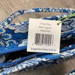 Vera Bradley  Chain Bag Blue Lagoon Floral Quilted Shoulder Bag NWT Photo 6