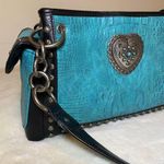 Blazin Roxx Turquoise Croc Bag EUC Photo 1